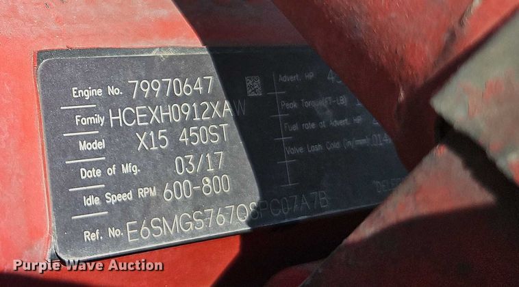 image for item EB8217 2018 Kenworth W9 Series semi truck