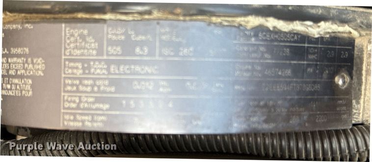 image for item ED5851 2007 Peterbilt 335 flatbed truck