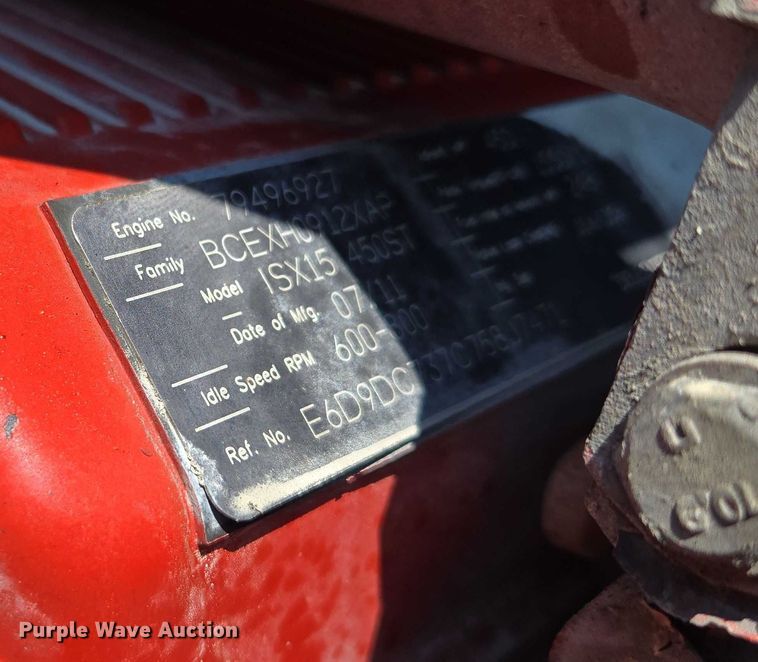 image for item EF1853 2012 Kenworth T660 semi truck