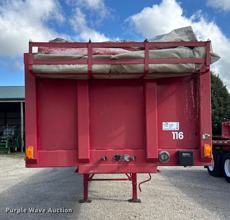 image for item EF2145 2002 Transcraft TL-2000 flatbed trailer