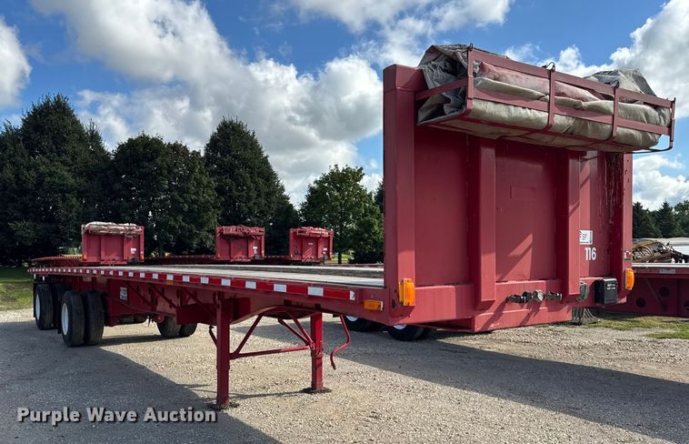 image for item EF2145 2002 Transcraft TL-2000 flatbed trailer