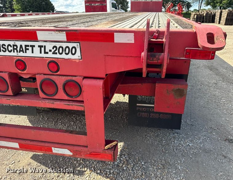 image for item EF2145 2002 Transcraft TL-2000 flatbed trailer