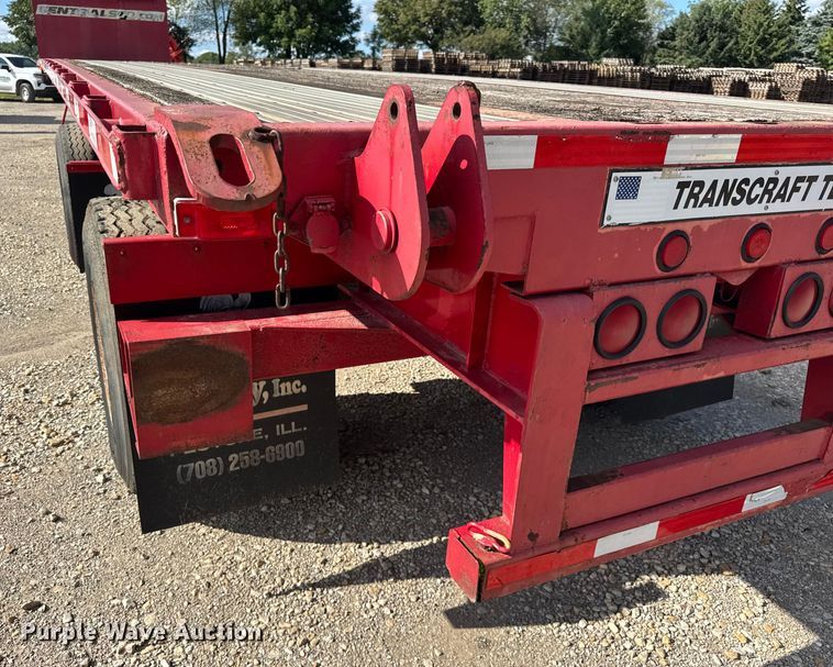 image for item EF2145 2002 Transcraft TL-2000 flatbed trailer