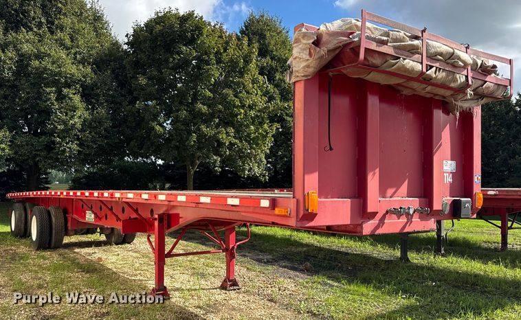 image for item EF2146 2000 Transcraft TL-2000 flatbed trailer