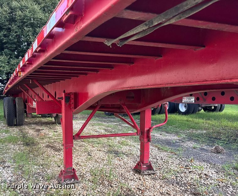 image for item EF2146 2000 Transcraft TL-2000 flatbed trailer