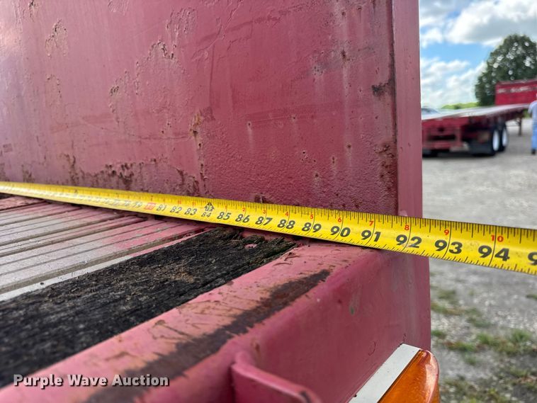 image for item EF2146 2000 Transcraft TL-2000 flatbed trailer