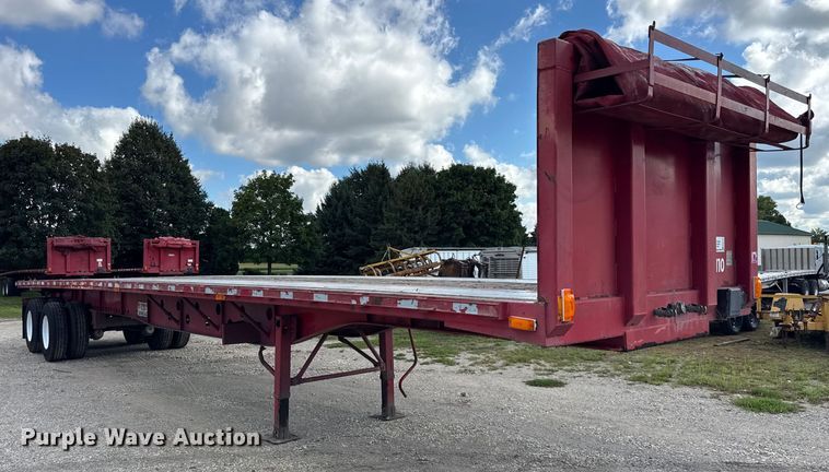 image for item EF2147 2002 Transcraft TL-2000 flatbed trailer