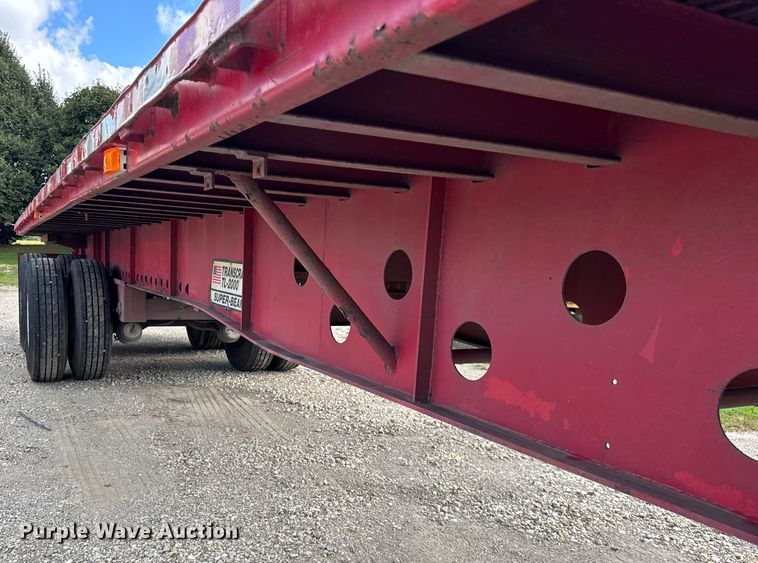 image for item EF2147 2002 Transcraft TL-2000 flatbed trailer