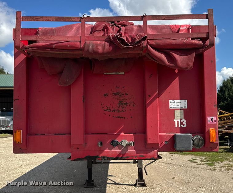 image for item EF2148 2000 Transcraft TL-2000 flatbed trailer