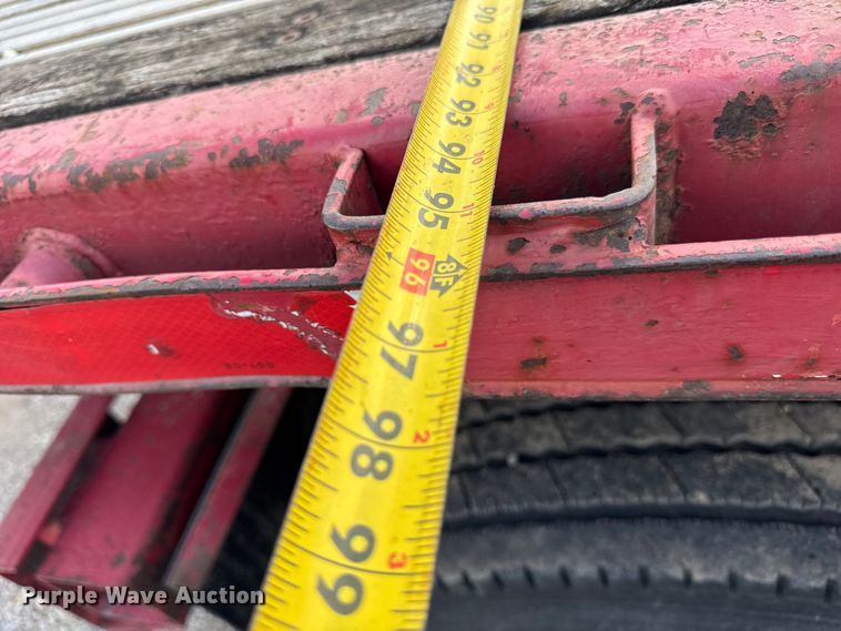 image for item EF2148 2000 Transcraft TL-2000 flatbed trailer