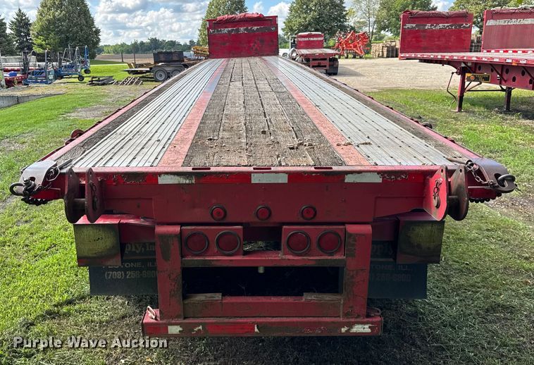 image for item EF2149 2002 Transcraft TL-2000 flatbed trailer