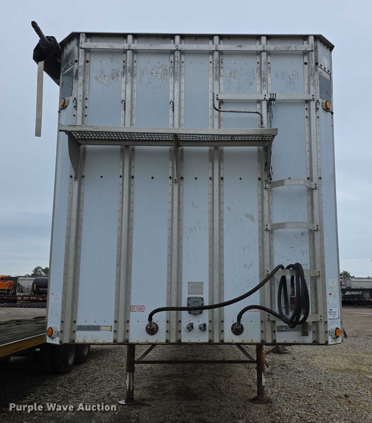 image for item EF3703 1987 IMCO Live-Walking bottom live bottom trailer