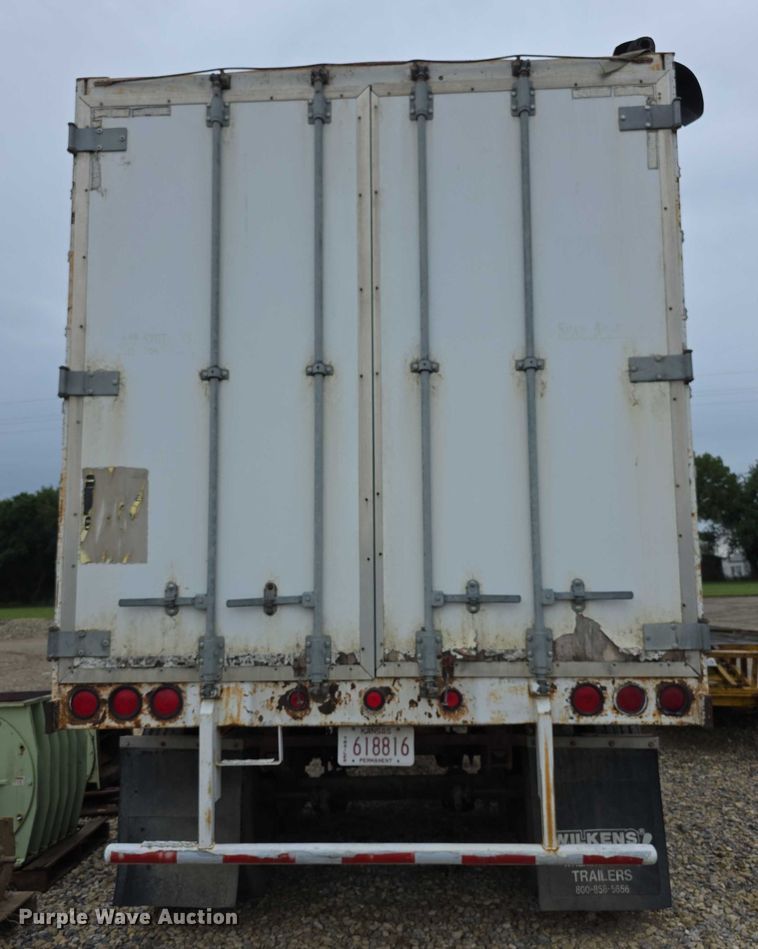 image for item EF3703 1987 IMCO Live-Walking bottom live bottom trailer