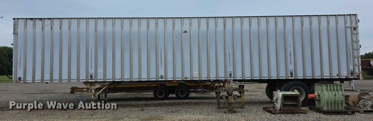 image for item EF3703 1987 IMCO Live-Walking bottom live bottom trailer