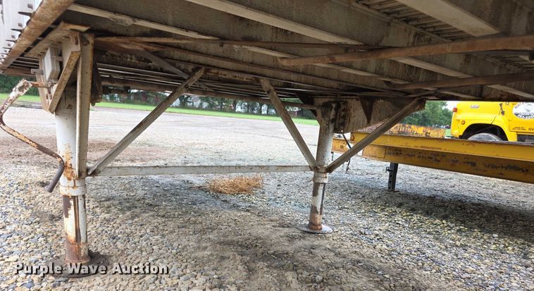 image for item EF3703 1987 IMCO Live-Walking bottom live bottom trailer