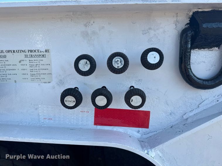 image for item EG6050 1998 Trail King TK70H lowboy equipment trailer