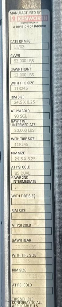 image for item EG6090 2003 Kenworth T800 semi truck
