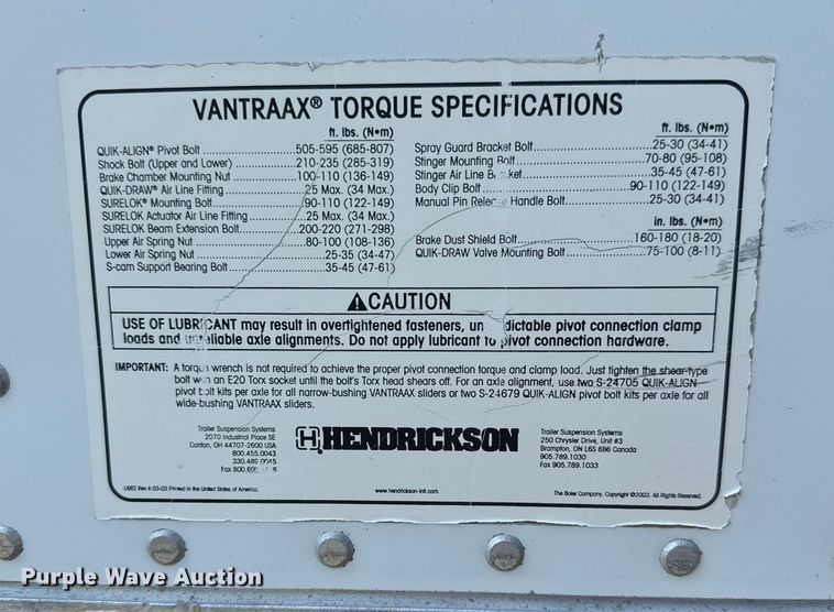 image for item EG6100 2006 Utility VS2RA refrigerated van trailer