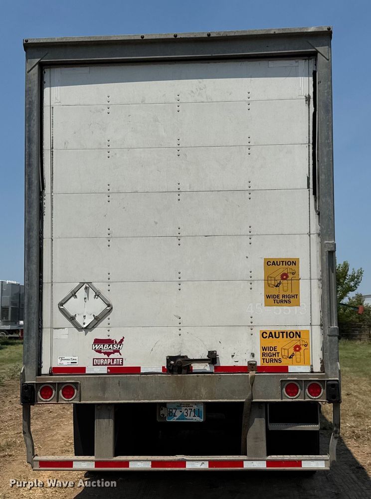 image for item EG6102 2013 Wabash DVCVHPC dry van trailer