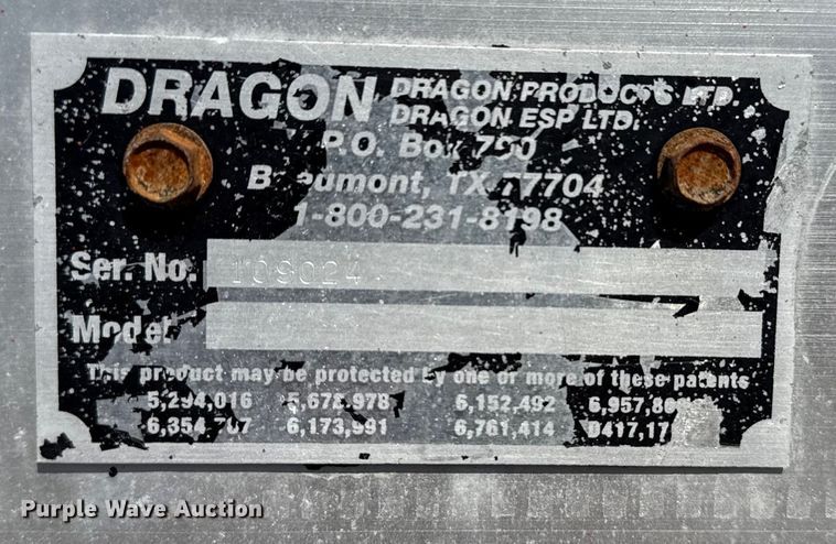 image for item EG6113 2012 Dragon Products LTD. vacuum trailer