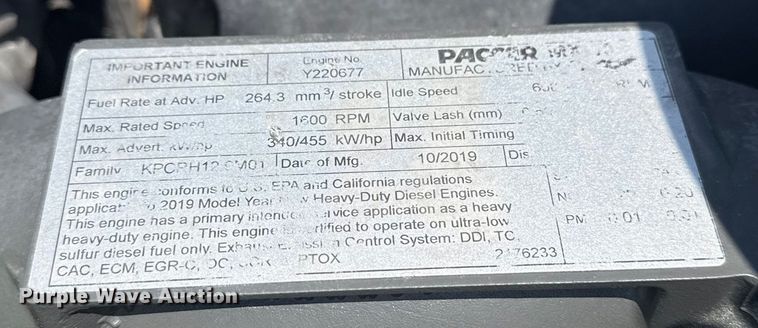 image for item EG6135 2020 Kenworth T680 semi truck