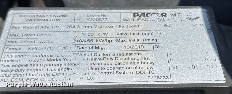 image for item EG6135 2020 Kenworth T680 semi truck