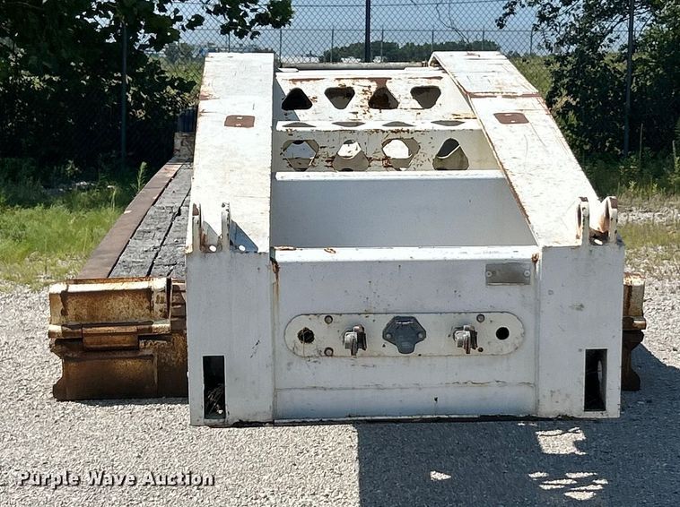 image for item EK8456 1996 Trail King lowboy equipment trailer