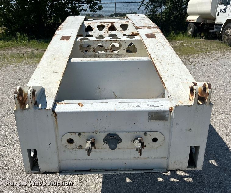 image for item EK8456 1996 Trail King lowboy equipment trailer