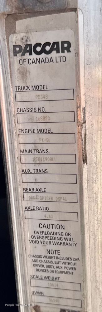 image for item EM2306 2012 Peterbilt 348 water truck