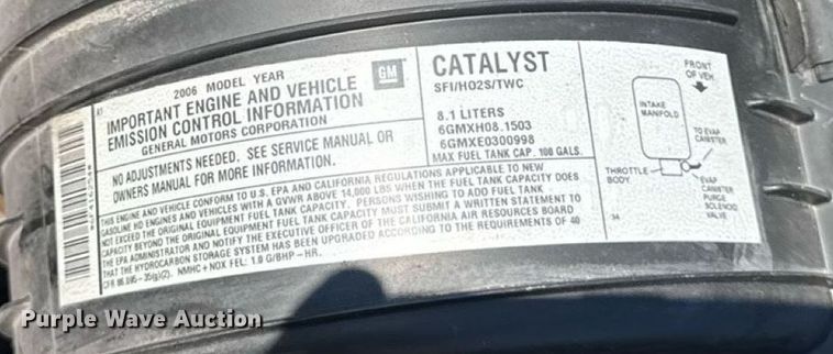 image for item EM2307 2006 Chevrolet C4500 box truck