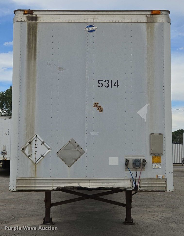 image for item EM7360 1997 Utility Trailer Manufacturer dry van trailer