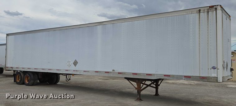 image for item EM7360 1997 Utility Trailer Manufacturer dry van trailer