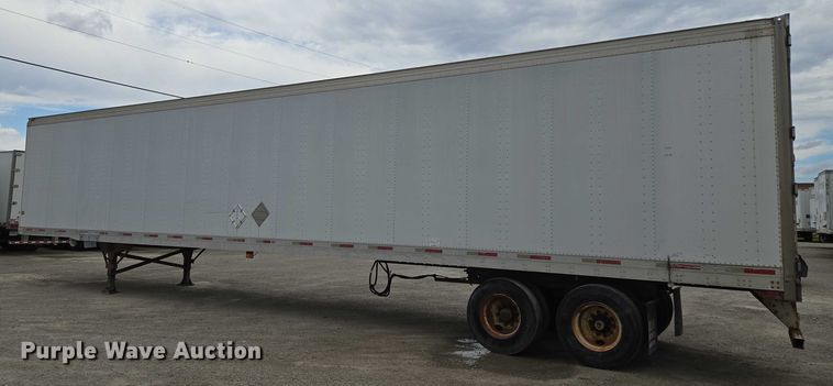 image for item EM7360 1997 Utility Trailer Manufacturer dry van trailer