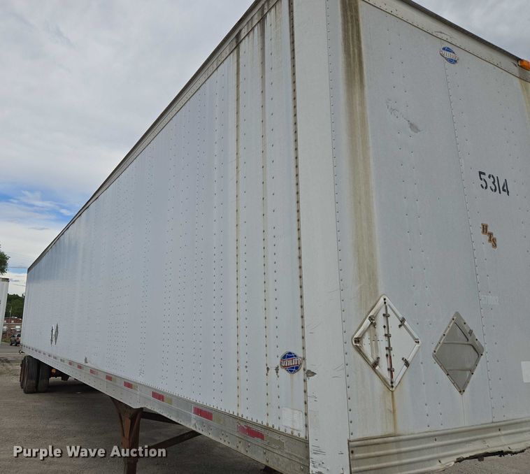 image for item EM7360 1997 Utility Trailer Manufacturer dry van trailer