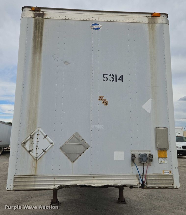 image for item EM7360 1997 Utility Trailer Manufacturer dry van trailer