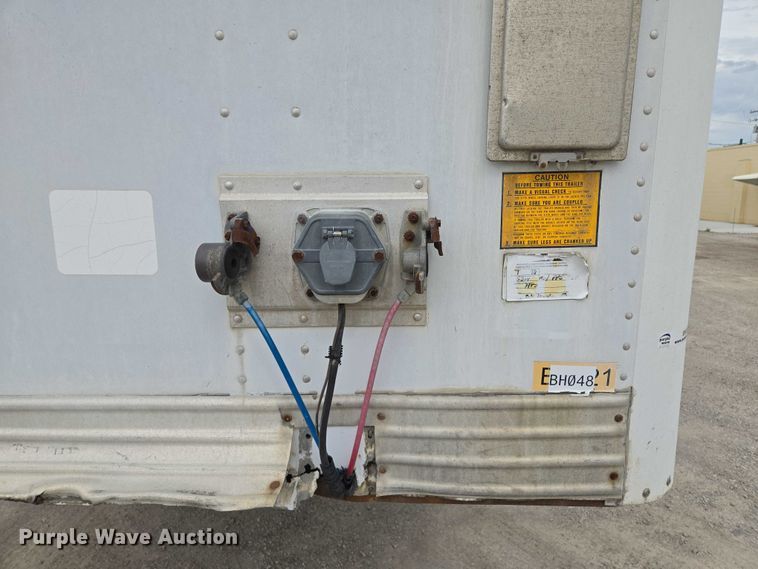 image for item EM7360 1997 Utility Trailer Manufacturer dry van trailer