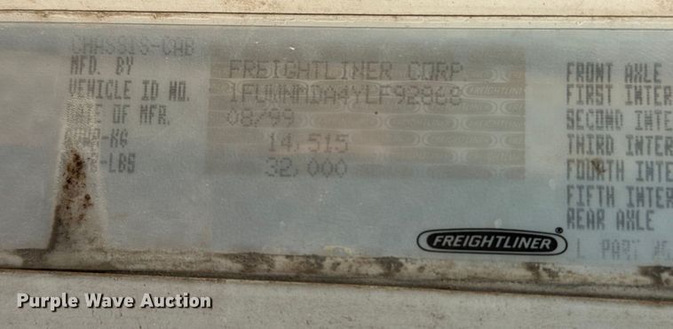 image for item EM8074 2000 Freightliner FL112 Columbia Century Class semi truck