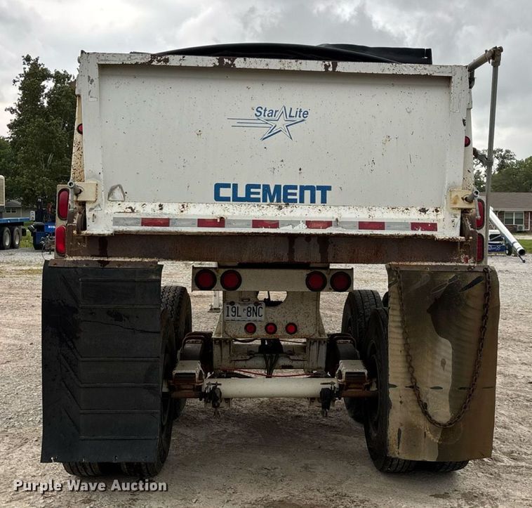image for item EN5538 2015 Clement Starlight end dump trailer