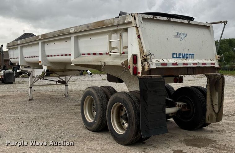 image for item EN5538 2015 Clement Starlight end dump trailer
