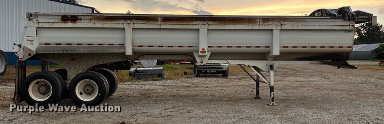 image for item EN5541 2017 Clement Starlite 35 end dump trailer