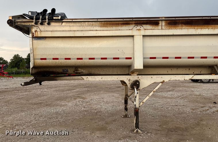 image for item EN5541 2017 Clement Starlite 35 end dump trailer