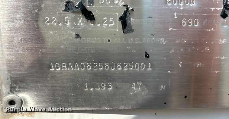 image for item ET3032 2008 Great Dane dry van trailer