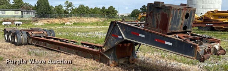 image for item ET7035 1980 TALN Lowboy beam trailer