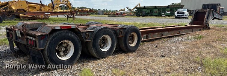 image for item ET7035 1980 TALN Lowboy beam trailer