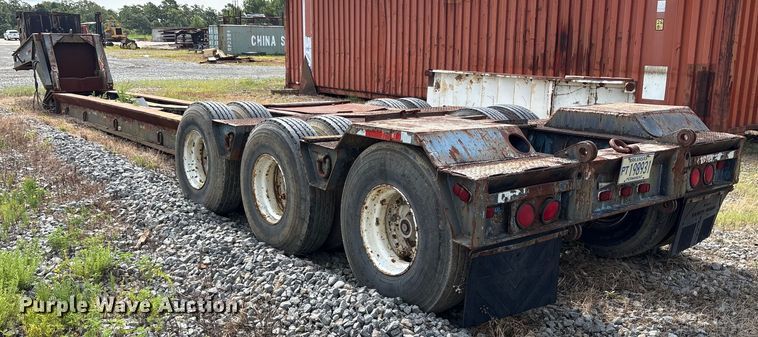 image for item ET7035 1980 TALN Lowboy beam trailer