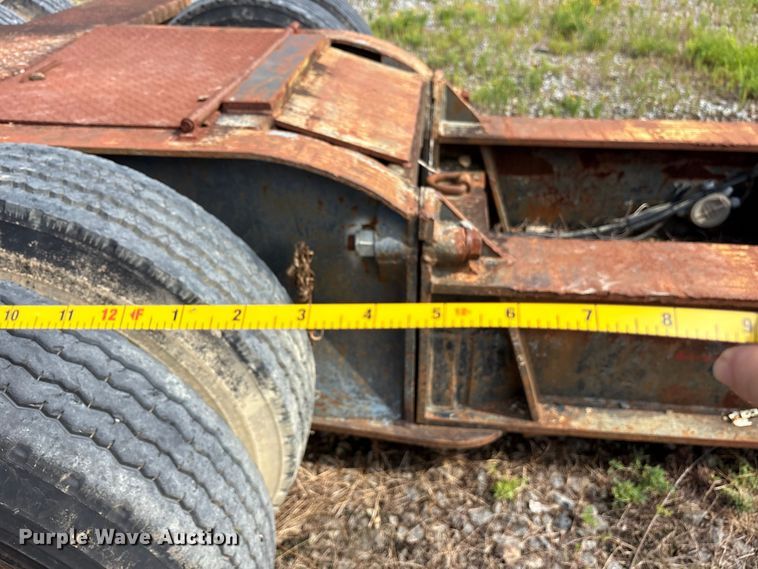 image for item ET7035 1980 TALN Lowboy beam trailer