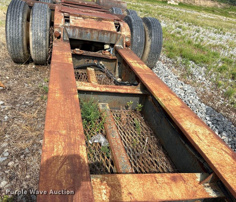 image for item ET7035 1980 TALN Lowboy beam trailer
