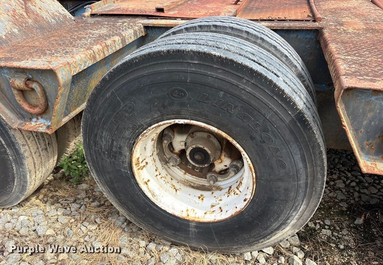 image for item ET7035 1980 TALN Lowboy beam trailer