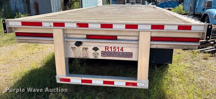 image for item ET7045 2015 Fontaine HCR222WSA Revolution 52  flatbed trailer