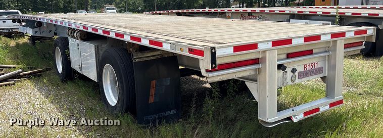 image for item ET7047 2015 Fontaine HCR5222WSA Revolution 52 flatbed trailer
